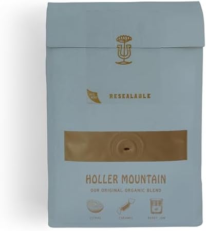Stumptown Coffee Roasters, Medium Roast Organic Whole Bean Coffee, 100% Arabica Coffee - Holler Mountain 18 Ounce Bag with Flavor Notes of Citrus Zest, Caramel and Hazelnut