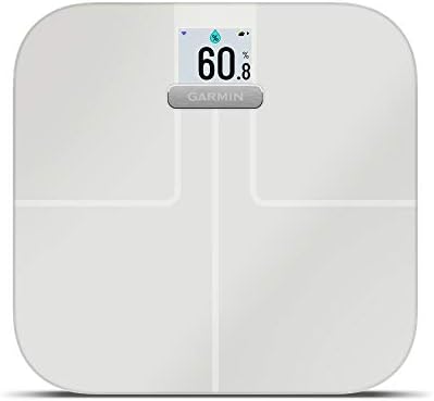Garmin Index S2, Smart Scale with Wireless Connectivity, Measure Body Fat, Muscle, Bone Mass, Body Water% and More, White (010-02294-03) (Renewed)