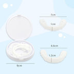 2 Pairs Teeth Covers with Top and Bottom Fake Dental for Broken or Missing Teeth Snap-On Confidence Smile Fake Dentures for Men Easy-to-Use Smile Enhancement Covers and Storage Box