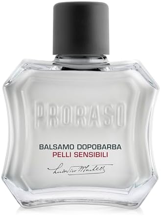 Proraso After Shave Balm - Oatmeal & Green Tea - Nourishing & Gentle Formula After Shave Cream for Sensitive Skin - Premium Italian Shaving for Men - 3.4oz