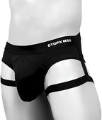 Jock Straps For Men Thong Underwear Male Sexy Lingerie Ice Silk Outfits Funny Brief For Play