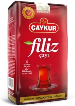 ÇAYKUR Filiz Black Tea, First Harvest Golden Tips, Loose Leaf Premium Tea, Best Flavor 500g / 17.6 Oz
