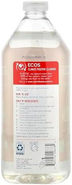 Earth Friendly Products Ecos Plant Powered Hand Soap Refill, Orange Blossom, 32 fl oz (946 ml)