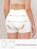 Womens Boyshort Panties Seamless Underwear High Waist Slip Shorts Tummy Control Briefs No Show Under Dress