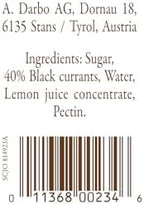 D’arbo All-Natural Blackcurrant Seedless Fruit Spread, 16 oz – Crafted Tradition, Pure Fruit Flavor No Artificial Preservatives—Ensuring a Naturally Sweet and Flavorful Spread.