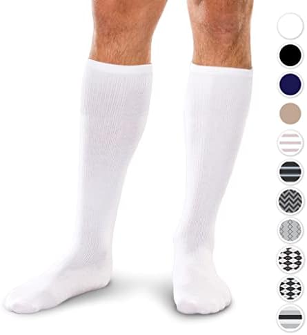 Core-Spun 15-20mmHg Mild Graduated Compression Support Knee High Socks