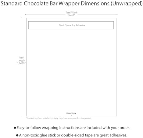 24 Count Milestone 90th Birthday Favors Hershey's Chocolate Bar Wrappers