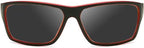 Ultralight Full Reading Glasses for Mens and Womens, Outdoor Square Sports Presbyopia Sunglasses Reader