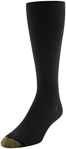 GOLDTOE Men's Mild Compression Over The Calf Socks, Multipairs