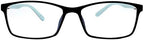 +3.50 Blue Computer Reading Glasses Readers Spectacles Eyeglasses Mens Womens Student Eyewear