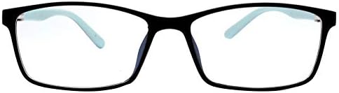 Mens Womens +3.00 Blue Retro Photochromic Reading Glasses Readers Spectacles Eyeglasses Student Eyewear