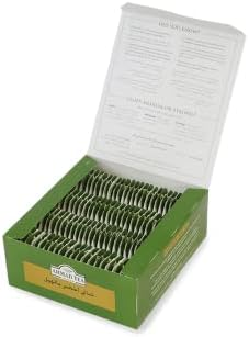 Ahmad Tea Green Tea, Cardamom Teabags, 100 ct (Pack of 1) - Caffeinated & Sugar-Free
