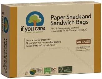 If You Care Sandwich Bags, Natural, 48 Count (Pack of 2)
