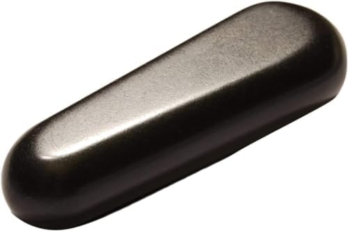 Master Massage Basalt Pressure Trigger Point Hot Stone Tool, 2 Piece Triangular Shape Thumb Saver Pack, Professional or Home Spa Relaxation Treatment Used for Pain Relief, Black