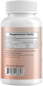 Heivy Pink Himalayan Salt Tablets 1000mg - Sodium Chloride 988mg, 365 Tablets, Non-GMO, Mineral-Rich Electrolyte Balance and Hydration