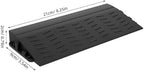 Cabilock Threshold Ramp for Wheelchairs and Robot Vacuums Durable Plastic Entry Ramp 8.26X3.54X0.78In Indoor Outdoor Doorway Curb Mat for Smooth Access