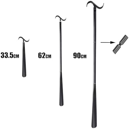 Sock Aid Device for Seniors Sock Helper Easy on Easy Off, Dressing Stick with Shoe Horn Sock Removal Tool, Dressing Aids for Shoes, Socks, Shirts and Pants