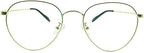 Classic Reading Glasses Mens Womens +2.75 Readers Gold Colour Metal Frames Eyewear