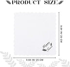 Newwiee 50 Pcs Happy Tears Handkerchiefs Wedding Handkerchiefs Bulk Bride Gifts Accessories for Wedding Big Day Fun