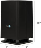 ScentAir Whisper Essential | Diffuser Machine, Scents up to 800 Sq. Ft Room, Compatible with Alexa & Google, WiFi & Bluetooth Enabled, Cartridge Sold Separately (Black)