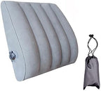 RCFINE Lumbar Pillow Air Inflatable Pillow for Lower Back Lumbar Support Portable Back Pillow for Office Chair Car Seat Cushion