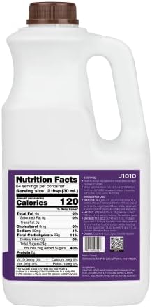 Tea Zone 64 fl.oz Grape Syrup