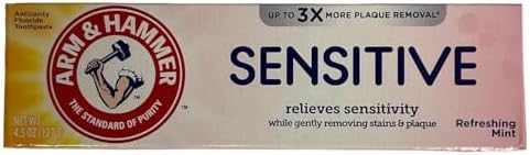 Arm Hammer Sensitive Orajel Enamel Strengthening Toothpaste Frosted Mint 4.5 Ounce