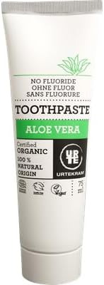 Organic Aloe Vera Toothpaste- Made in Denmark by Urtekram, 75 Ml.
