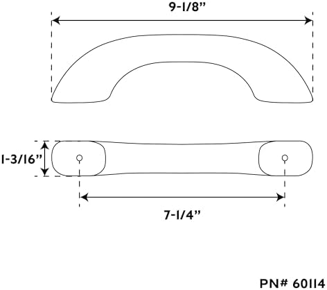 Whitecap Premium Grake Teak Handrail - 9-3/4"