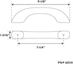 Whitecap Premium Grake Teak Handrail - 9-3/4"