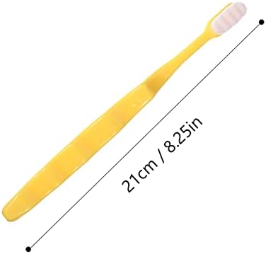 FOMIYES Fragile Gums Deep Cleaning Toothbrush 4pcs Assorted Styles Soft Bristles Gentle on Gums Easy to Carry