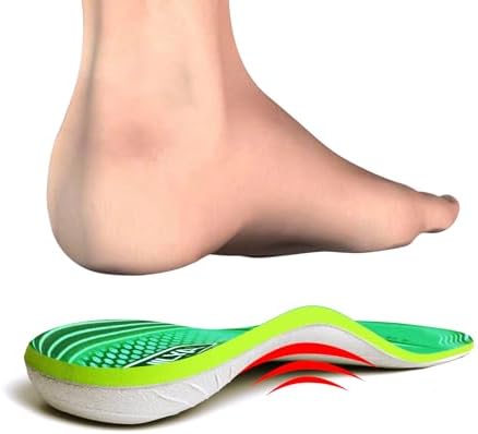 220lbs+ High Arch Support Insert Plantar Fasciitis Relief Metatarsal Pain Orthotic Insole for Men & Women Standing All Day, Flat Feet Heel Comfort Work Boot Shoe Inserts,290MM Size 10