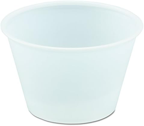 Dart P400N 4 oz Translucent PS Portion Container (Case of 2500)