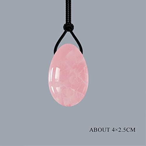 jkahh 3PC Jade Stone Yoni Egg Set Natural Rose Quartz Vaginal Massage Eggs Ball Repair Vaginal Tightening Kegel Muscle Exercise Care,Type 12