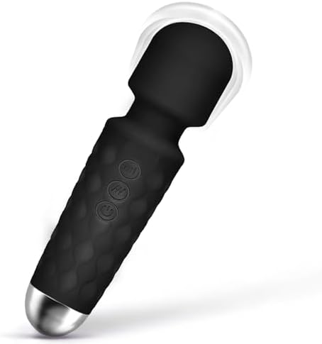LUMIO Body Back Relaxation Massager - Mini Rechargeable Massager - 9 Speeds 19 Modes - Handheld Portable Massage Tool