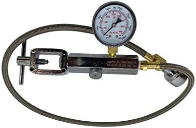 Preece Precision Oxygen Transfill Hose Adaptor CGA540 to CGA870 with Bleed Valve and Gauge for Medical Dental Aviation