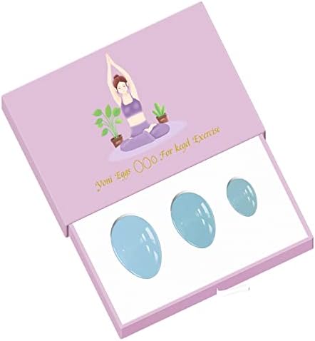 Yoni Egg and Wand 100% Natural Stone Drilled Massage Eggs for Women Kegel Exercise Massage Balls,Undrill Egg with Box