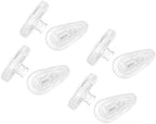 Silicone Nose Pads Replacement Nose Pieces for Oakley Extender OX3249 Eyeglasses - 4 Pairs Clear Nose Cushion