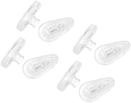 Silicone Nose Pads Replacement Nose Pieces for Oakley Extender OX3249 Eyeglasses - 4 Pairs Clear Nose Cushion