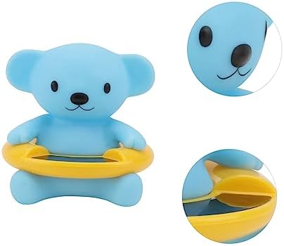 1pc Cute Bear-Shaped Bath Thermometer for Safe Water Temperature for Bathing Fun Curiosity