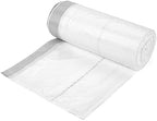 Ultrasac 18 Gallon 2.0 MIL White Drawstring Trash Bags - 25" x 28" - Pack of 50 - For Home, Outdoor, Industrial, & Commercial