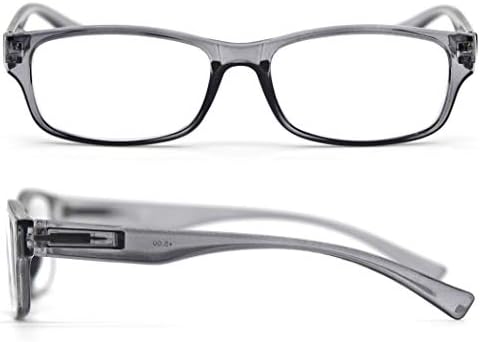 MODFANS Set of Reading Glasses 1.75 for Men Women Readers with Comfortable Spring Hinge Stylish Look with Pouch
