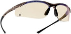 Bollé Safety 40047, Contour Safety Glasses, anti-scratch, grey black frame, ESP Lenses