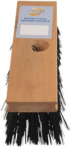 Spill Magic 204BR Removable Broom Head with Heavy Duty Bristles for Swab Spill Kit