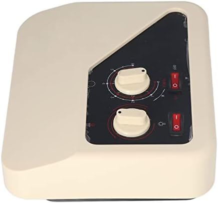 Srliya 380V Sauna Stove Controller, Spray Proof PP Shell with Probe Wire, for 9 to 15KW Sauna Stove Replacement