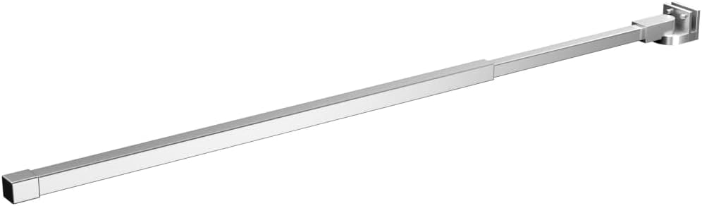 vidaXL Support Arm for Bath Enclosure, Shower Screen Support Bar, Support Arm for Bath Panels, Shower Glass Bracket for Bathroom, Stainless Steel