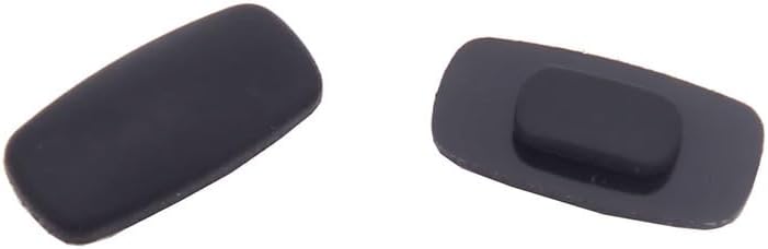 Sunglasses Nose Pads 2 Pairs 13mm Replacement Premium Grade Rectangle Shaped Soft Silicone for Eyeglasses Anti-Slip Slide Push-in
