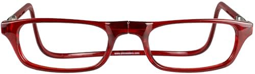 Clic Magnetic Reading Glasses - Adjustable Neck Hanging Readers - Secure Fit with Rigid Headband - Original (S-M)