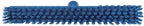 Vikan 31743 Broom,Push,Soft/Stiff,16.5",PP/PBT,Blue