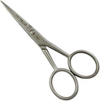 Tenartis 167 4 inch Stainless Steel Beard and Moustache Scissors with PVC Case - Tenartis Made in Italy